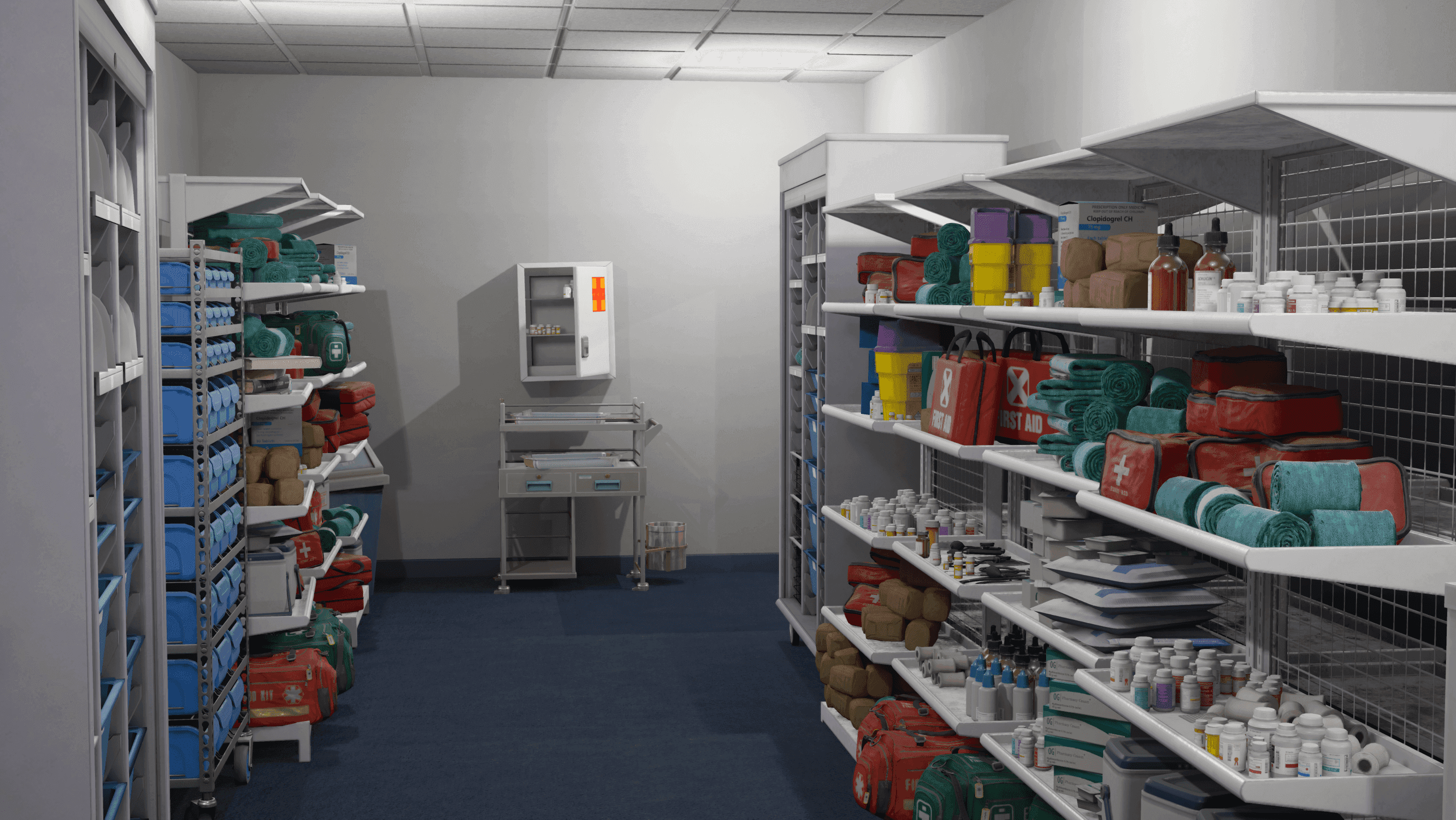 VR First Aid Environment - Storage