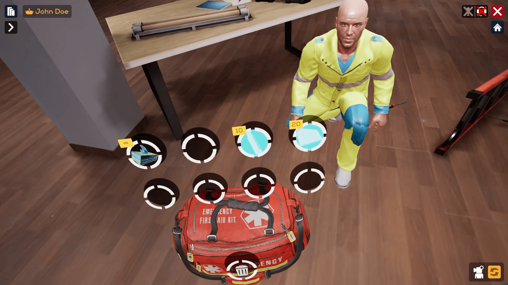 First aid kit VR