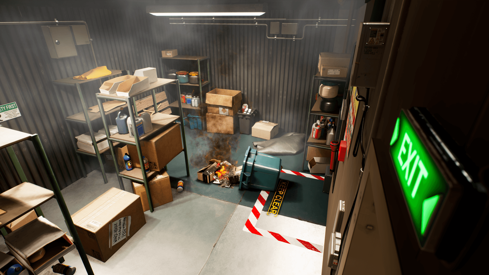 VR Fire Environment
